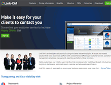 Tablet Screenshot of link-om.com